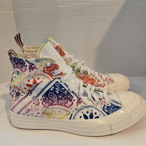Converse All Star Chuck Taylor 70 Pride High Tops Unity Pride Sneaker M 7.5 W9.5 - Picture 3 of 11